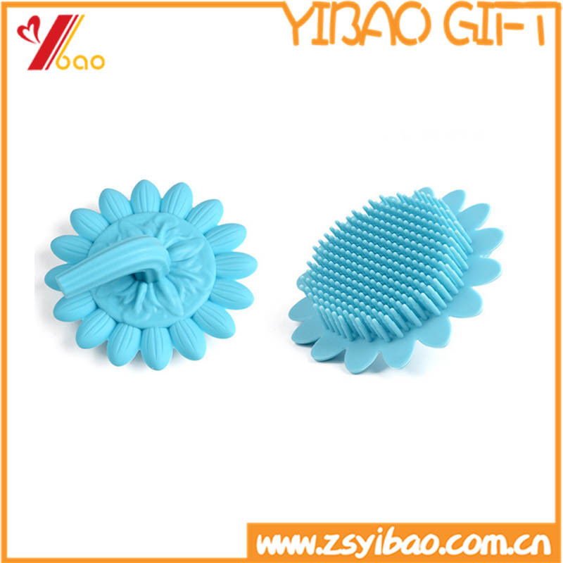 Blue Color Cleaning Silicone Soft Bush, Silicone Bath Brush (XY-BS-130)