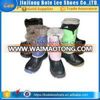 eva boots rain boots antiskid fur lining snowboots with tpr outsole