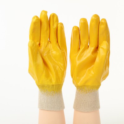 Coated Nitrile Gloves Work Labor Gloves Safety Gloves (JMC-409H)